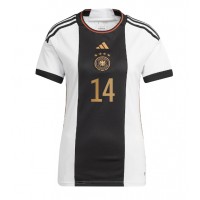 Tyskland Jamal Musiala #14 Hjemmedrakt Dame VM 2022 Kortermet